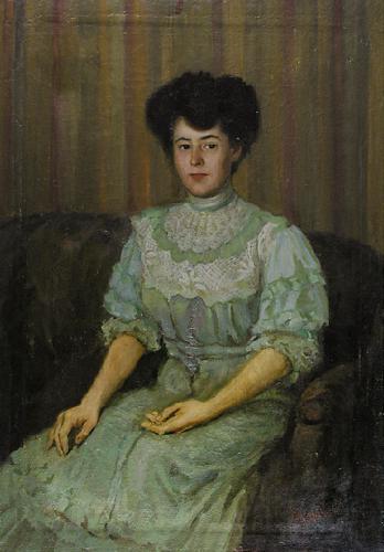 Valentin Serov Portrait of Praskovia Tchaokovskaia